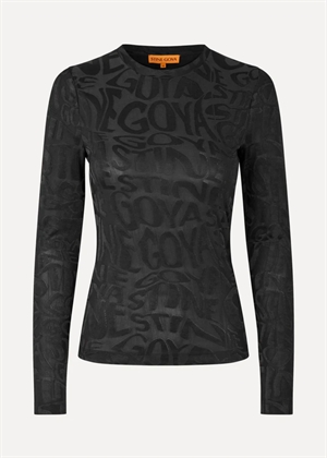 Elastic long sleeve top Liquified Logo Stine Goya 